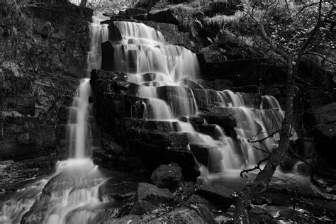 Hatch Brook Waterfall Brinscall Lancashire England A Photo On