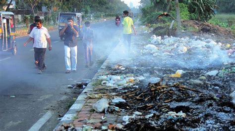 Plastic Burning Chokes Kozhikode Residents Plastic Burning Chokes