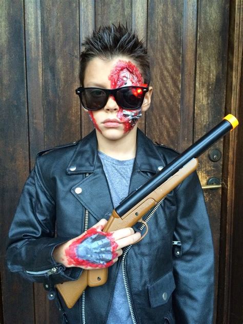 Terminator Costume Ill Be Back Tween Boys Halloween Costumes
