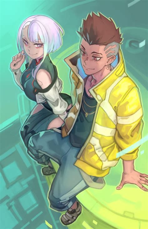 Lucy And David Martinez Cyberpunk And More Drawn By Kelvin Hiu