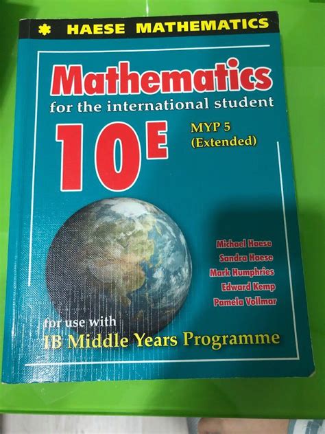 Haese Mathematics Textbook 10e Myp Hobbies And Toys Books And Magazines