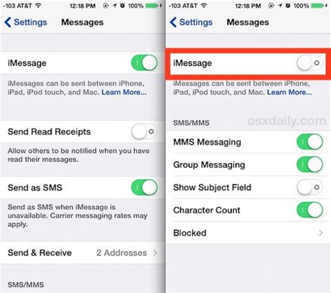 How To Disable Imessage On The Iphone Completely
