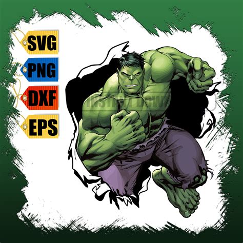 Hulk Svg Superheld Svg Sofort Download Svg Png Eps Dxf Etsyde