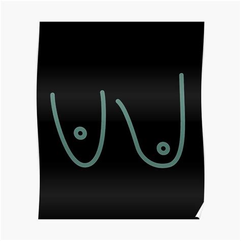 P Ster Tetas Dibujo De Dibujos Animados Tetas De Laila Redbubble