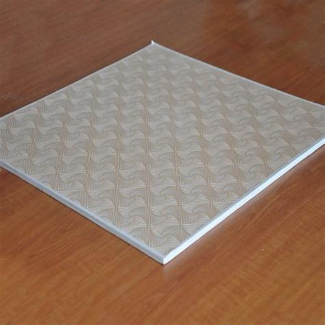 Affordable they are an affordable alternative to the conventional pop or gypsum ceiling panels. PVC Laminated Gypsum Ceiling Tile, Polyvinyl Chloride ...