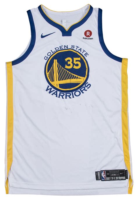 Order online today from pro:direct basketball and receive fast delivery. Lot Detail - 2017-18 Kevin Durant Game Used Golden State Warriors Home Jersey Photo Matched to ...