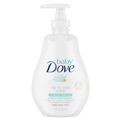 Baby Dove Sensitive Moisture Tip To Toe Baby Wash 13 Oz