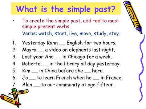 Ppt Simple Past Tense Powerpoint Presentation Free Download Id4197745