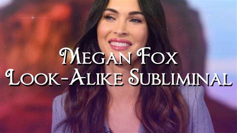 Megan Fox Look Alike Subliminal Nightshade Subliminals Youtube