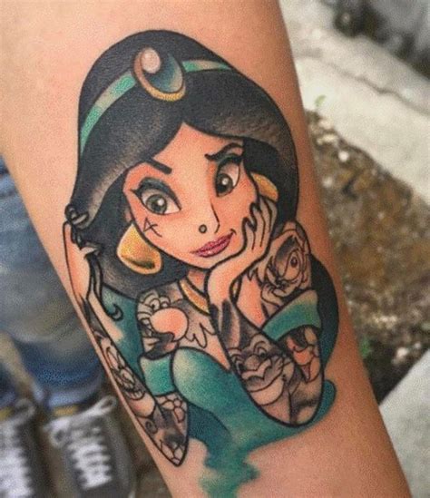 30 Amazing Jasmine Disney Princess Tattoo Designs With Meanings And Ideas 22 In 2023 Disney