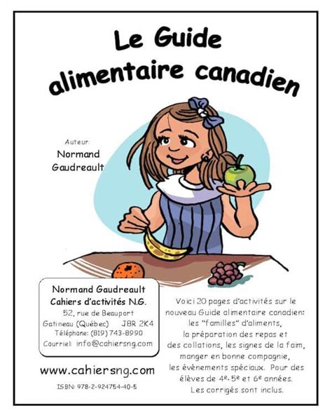 Guide Alimentaire Canadien Pdf / Bien manger, bonne santé 2 (2e édition ...