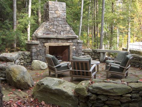 Brick Outdoor Fireplace Peculiarities Fireplace Designs
