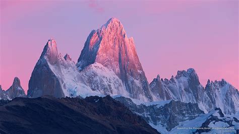 Online Crop Hd Wallpaper Mount Fitz Roy Patagonia Border Of