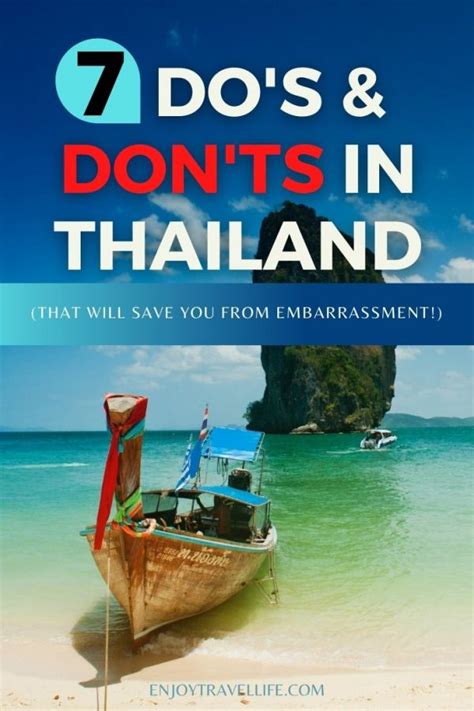 7 Dos And Donts In Thailand That Will Save You From Embarrassment