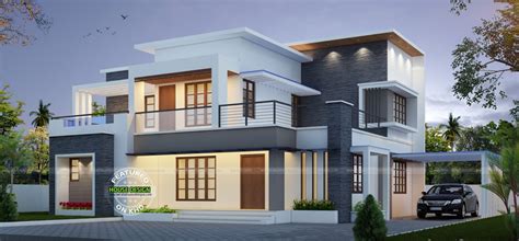 Best Contemporary Inspired Kerala Home Design Plans Acha