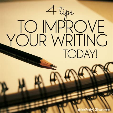 4 Tips To Improve Your Writing Skills Today Tabler Party Of Two