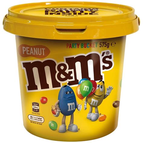 Mandms Peanut Milk Chocolate Snack And Share Party Bucket 575g Big W
