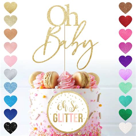Oh Baby Cake Topper Oh So Glitter