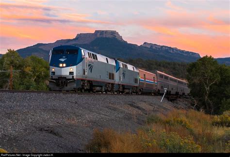 Railpicturesnet Photo Amtrak 39 Amtrak Ge P42dc At Starkville