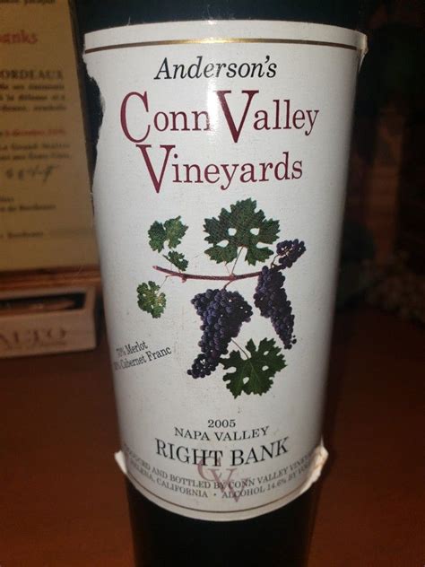 Anderson S Conn Valley Vineyards Right Bank Usa California Napa Valley Cellartracker