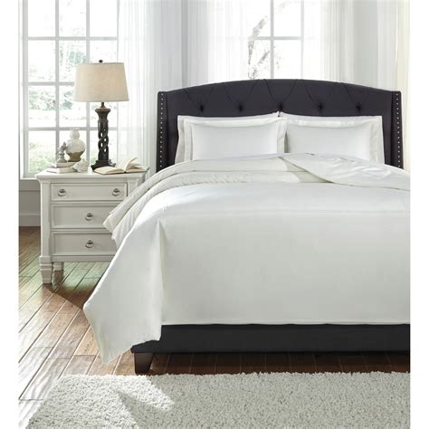 Signature Design By Ashley Furniture Bedding Sets Q781003q Queen Maurilio White Comforter Set