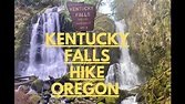 Hiking in Oregon Kentucky Falls - YouTube
