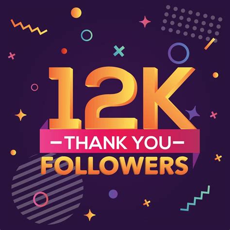 Thank You 12000 Followersthanks Bannerfirst 12k Follower
