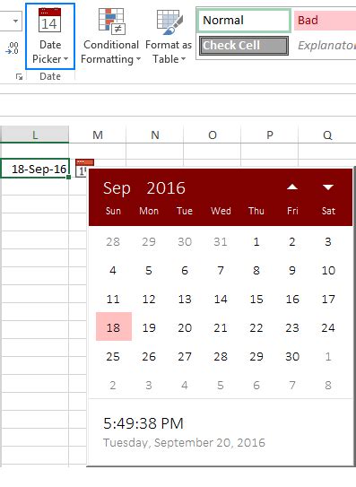 How To Insert Calendar In Excel Date Picker And Printable Calendar Template