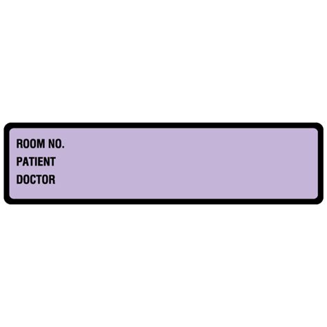 Clp 12 Patient Chart Identification Labels