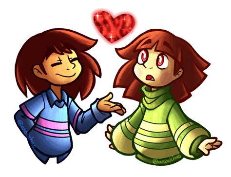 Frisk And Chara By Axewchao On Deviantart