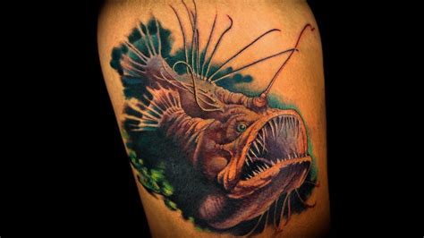 Best Ink Oxygen Ink Angler Fish Tattoo Tattoos