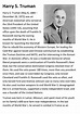 Harry S. Truman Handout | Teaching Resources