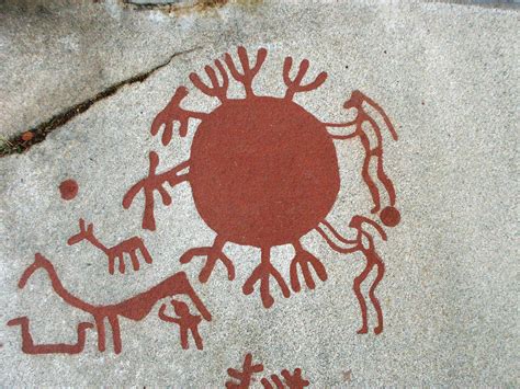 Petroglyph Bohuslan Sweden Ancient Drawings Cave Paintings