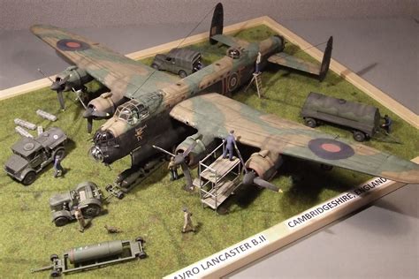 172 Diorama Avro Lancaster Mk Ii Luftwaffe Planes Ww2 Planes