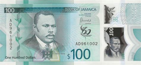Jamaica New Polymer 100 Dollar Note B252a Confirmed Banknotenews