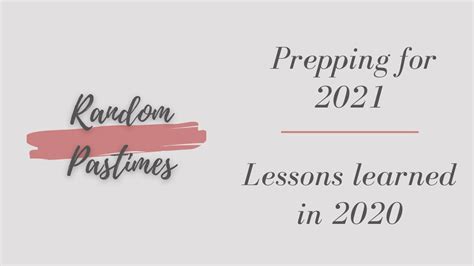 Top 5 Lessons Learned In 2020 Youtube