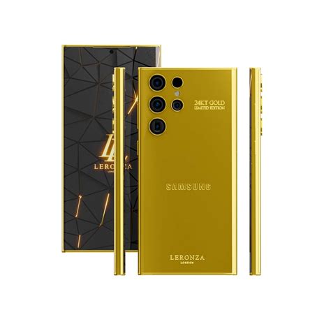24k Gold Samsung Galaxy S23 Ultra 5g Elite Leronza