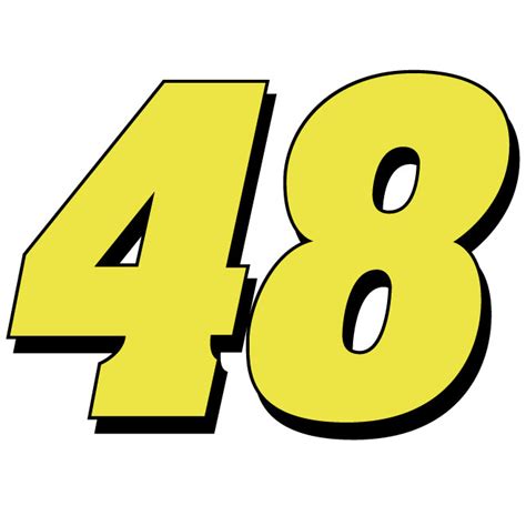 Jimmie Johnson 48 Vector Number Download At Vectorportal Images And