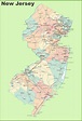 road-map-of-new-jersey-with-cities | United States Maps