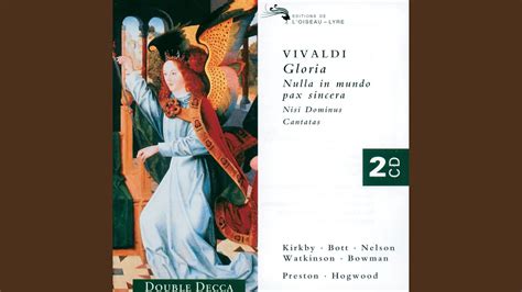 Vivaldi Gloria In D R589 8 Domine Deus Agnus Dei Youtube