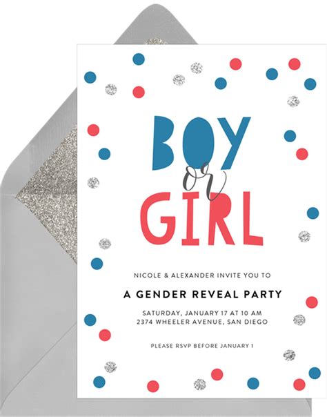 Gender Reveal Invitations That Will Have You Seeing Blue And Pink