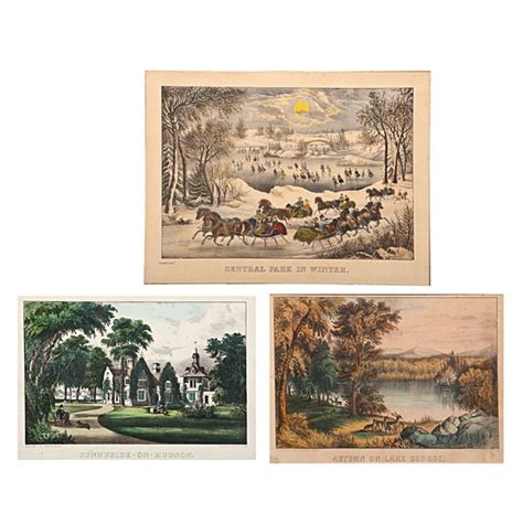 Currier And Ives Lithographs Cowans Auction House The Midwests Most