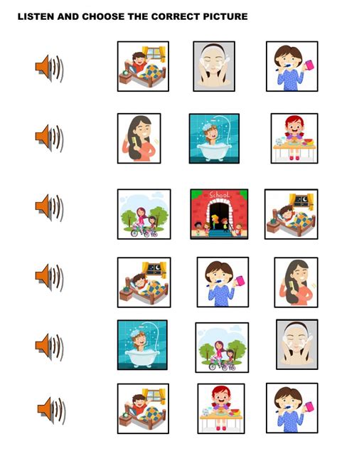Daily Routines Online Activity For Kindergarten You Can Do The