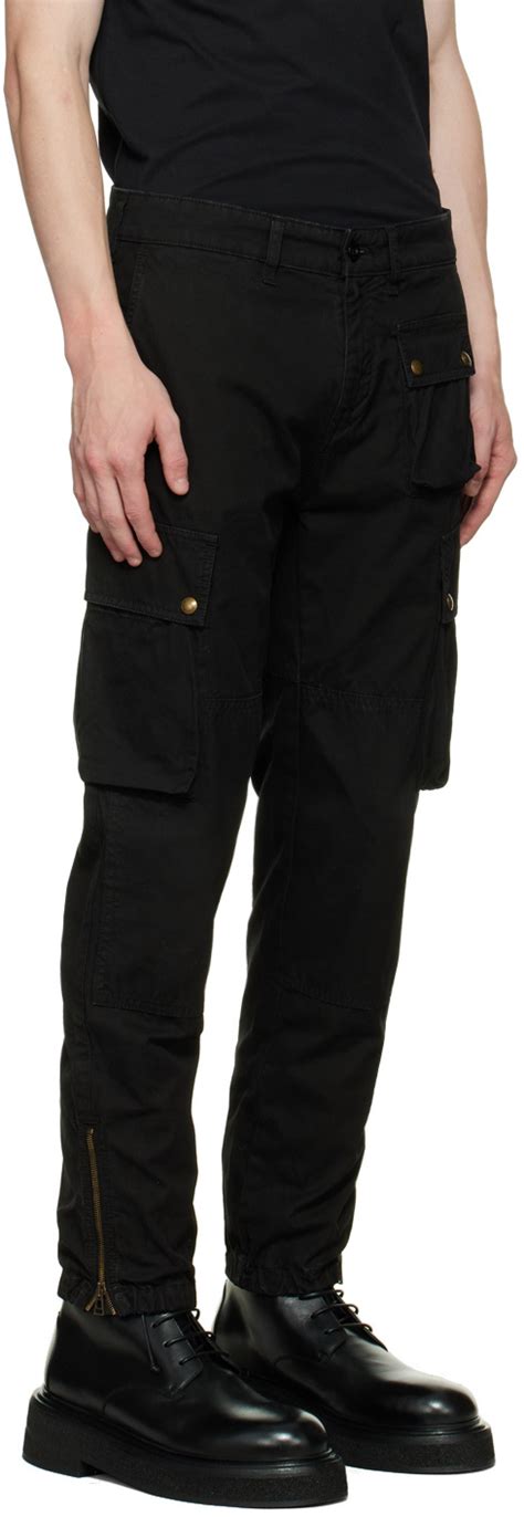 Belstaff Black Trialmaster Cargo Pants Belstaff