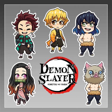 Demon Slayer Stickers In 2021 Slayer Demon Anime Stickers