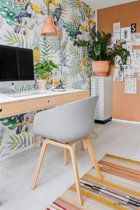 25 Cheerful Tropical Home Office Decor Ideas Shelterness