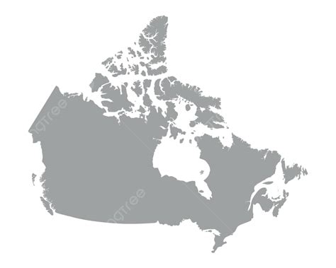 Map Of Canada Line Isolated Canada Vector Line Isolated Canada Png