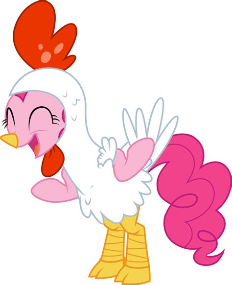 566363 Safe Pinkie Pie Chicken Earth Pony Pony Absurd