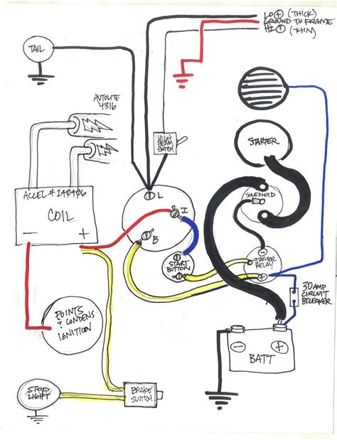 Motorcycle Starter Wiring Diagram For Auto Polly Wiring