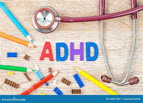 Attention Deficit Hyperactivity Disorder Or Adhd Concept Stock Image